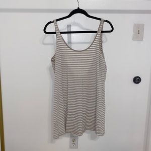 Cotton backless dress